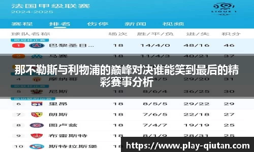 那不勒斯与利物浦的巅峰对决谁能笑到最后的精彩赛事分析